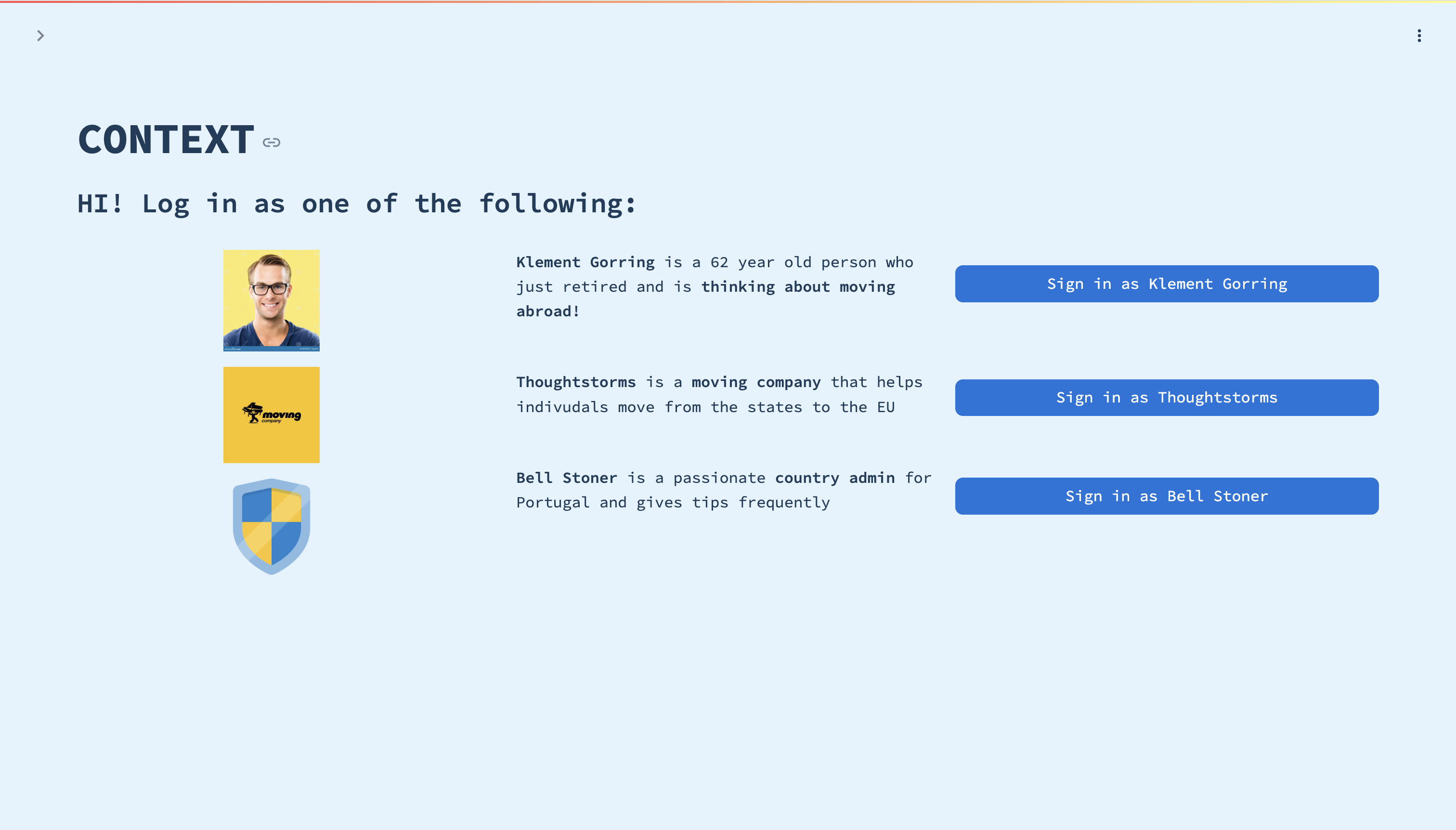 Context — ML travel assistance app